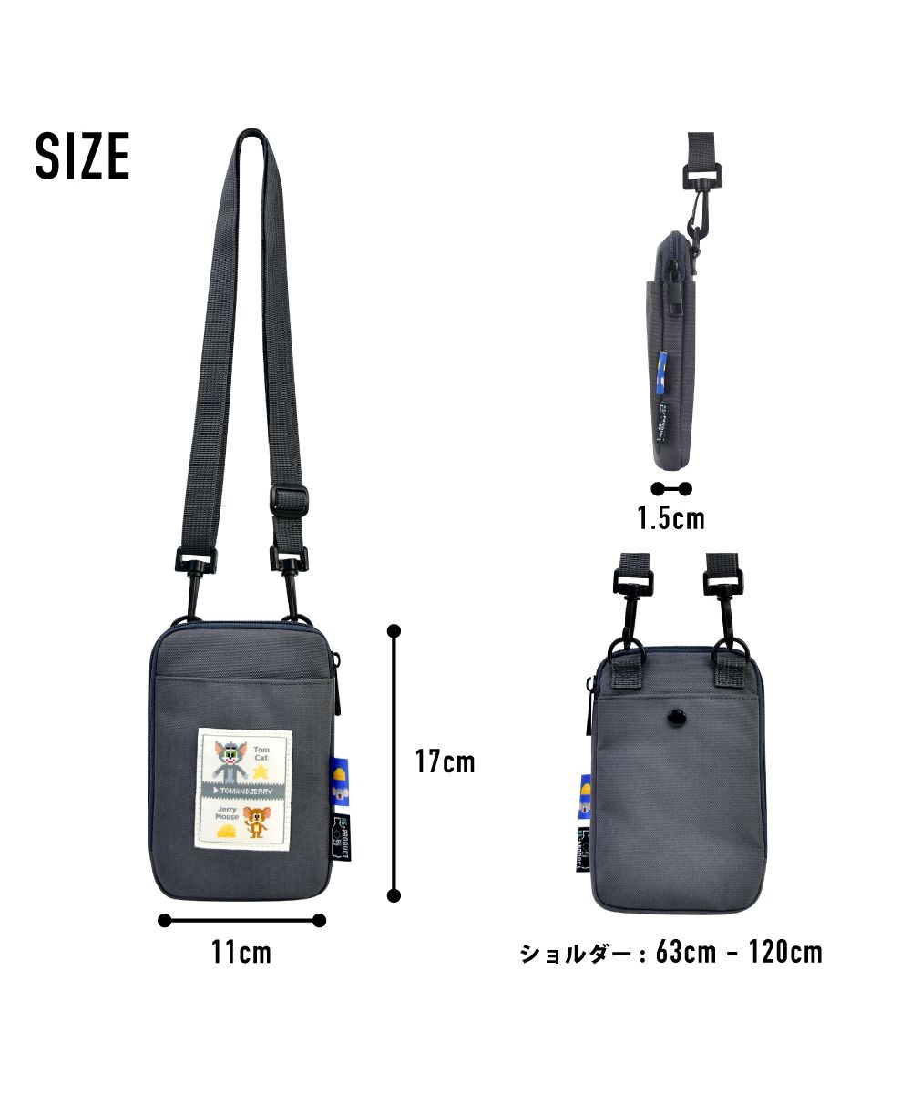 ランナー RUNNER トムとジェリー スマホショルダーバッグ ベルト