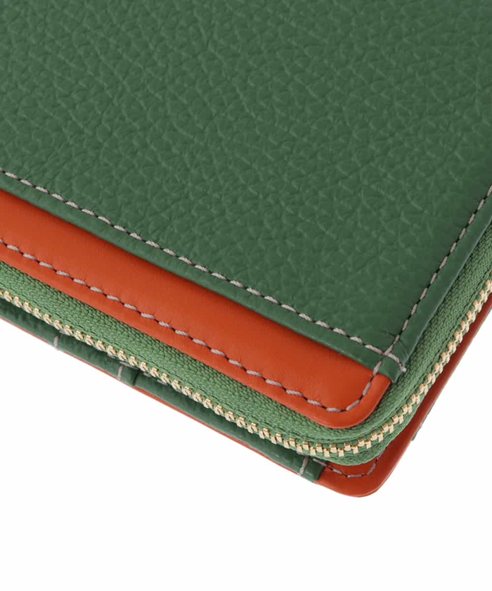 クーポン】【セール 40%OFF】ワンポイントモチーフ二つ折り財布
