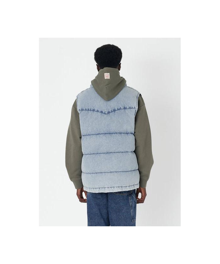 セール 50%OFF】ウエスタン ダウンベスト ブルー MARION セール 50%OFF】ウエスタン ダウンベスト ブルー MARION