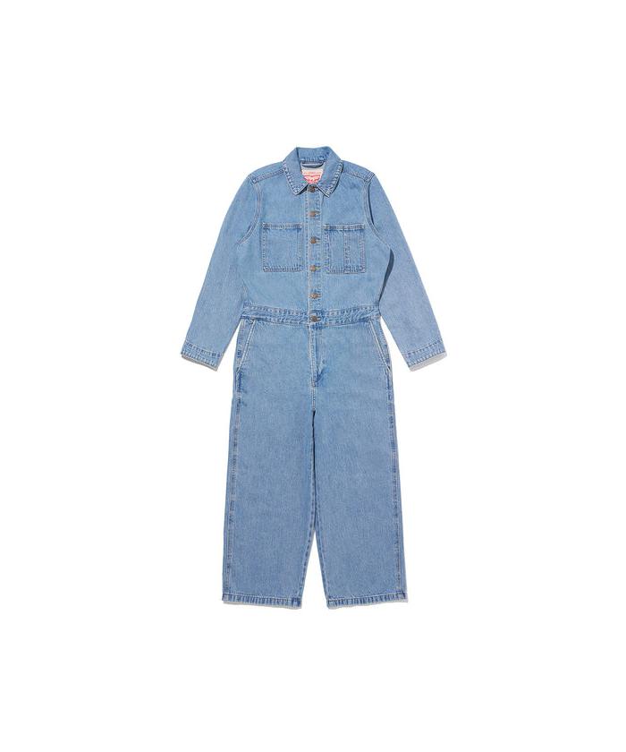 セール 50%OFF】ジャンプスーツ ライトインディゴ MORE MONEY