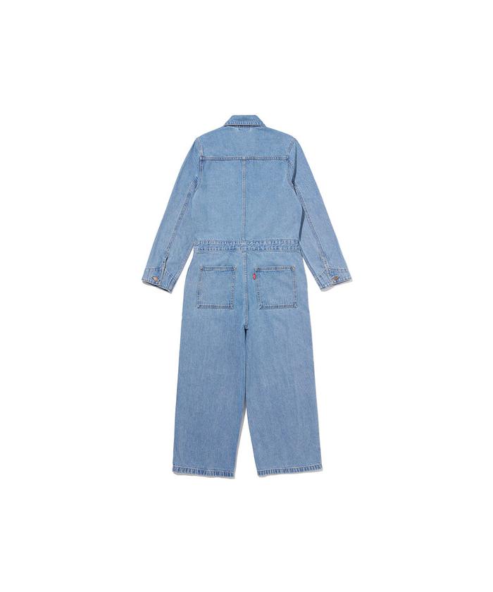 セール 50%OFF】ジャンプスーツ ライトインディゴ MORE MONEY