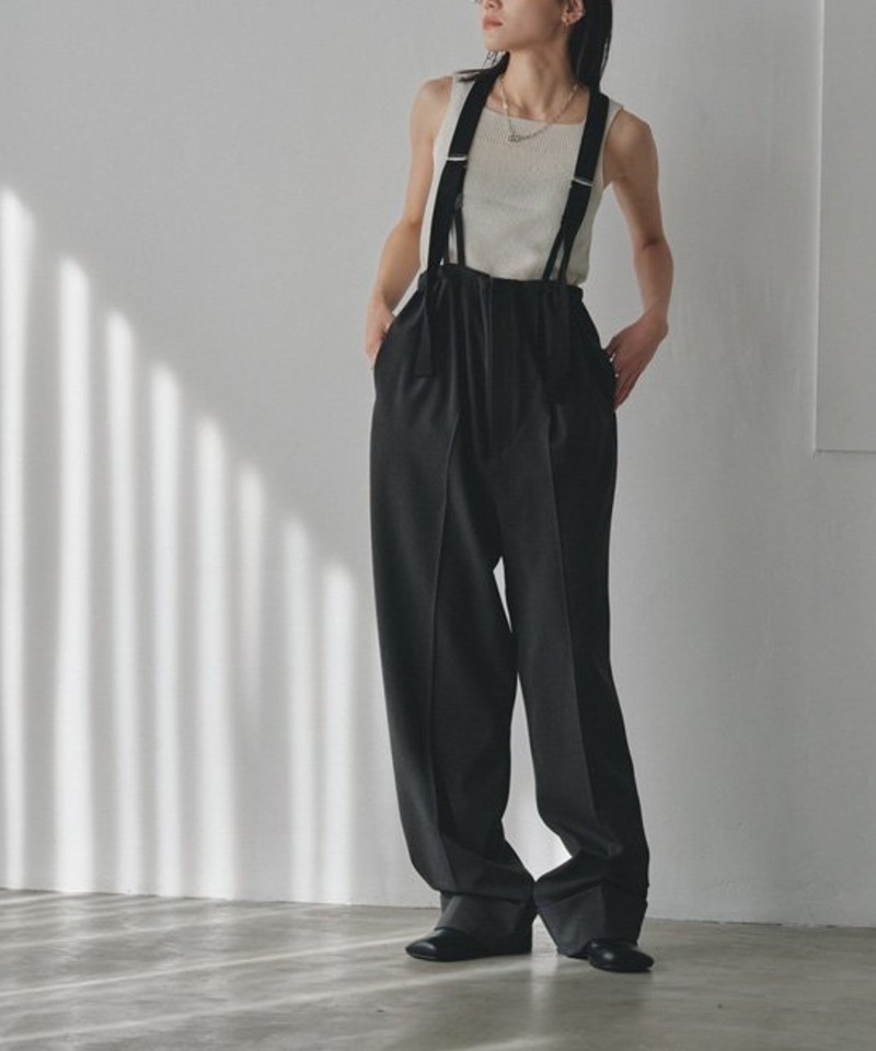 キャナルジーン CANAL JEAN TODAYFUL(トゥデイフル) Suspenders Highwaist Pantsサスペンダーハイウエスト パンツ/12(505630162) | キャナルジーン(CANAL JEAN) - d fashion