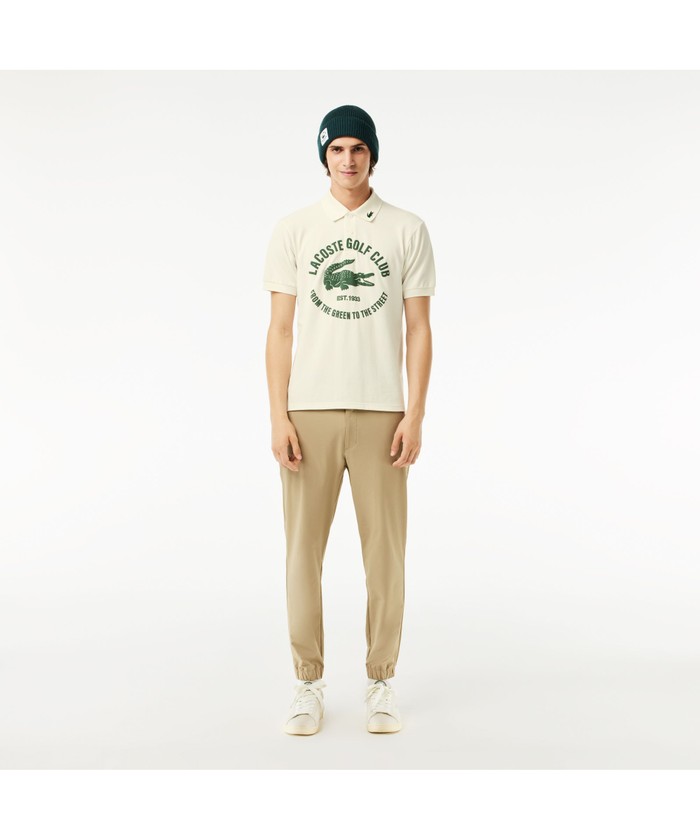 ラコステスポーツポロシャツ セール】ラコステ LACOSTE オーバーサイズプリントゴルフ
