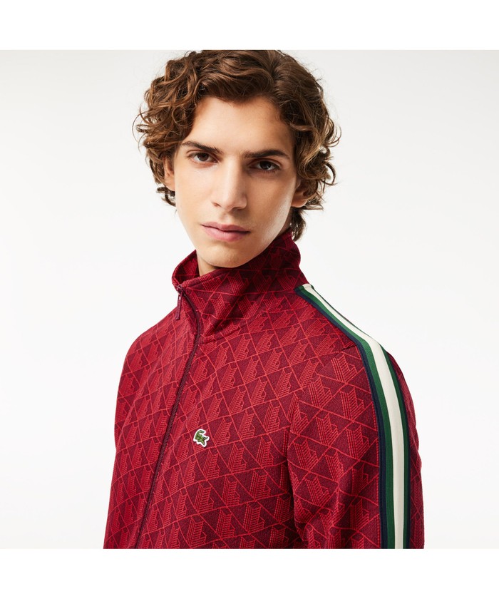 ラコステ LACOSTE モノグラムジャカードトラックジャケット