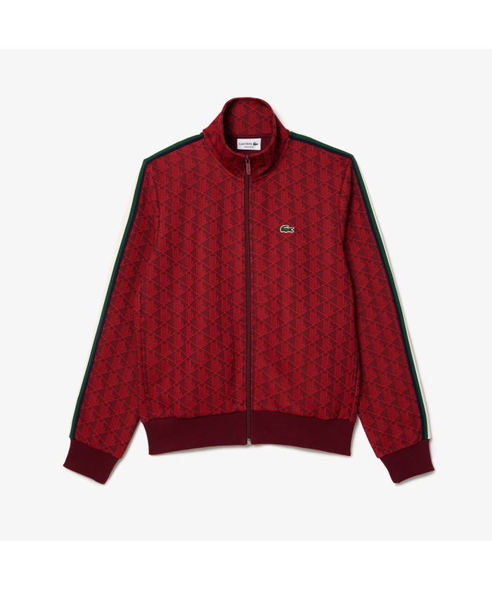 ラコステ LACOSTE モノグラムジャカードトラックジャケット ラコステ LACOSTE モノグラムジャカードトラックジャケット