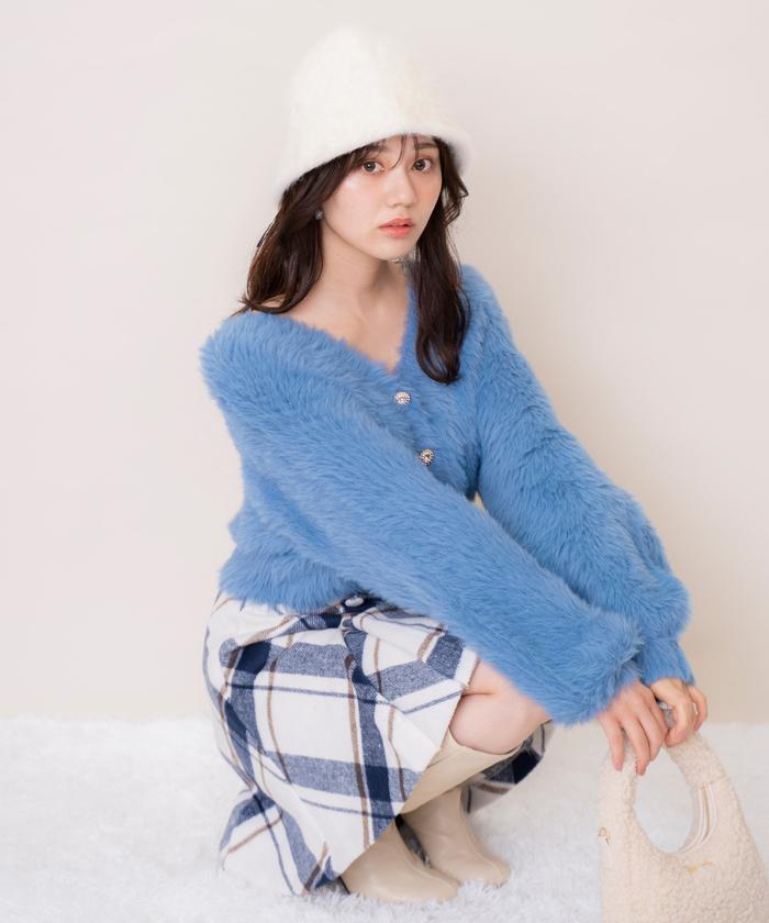 チェック柄台形ミニスカート(505631154) | ウィルセレクション