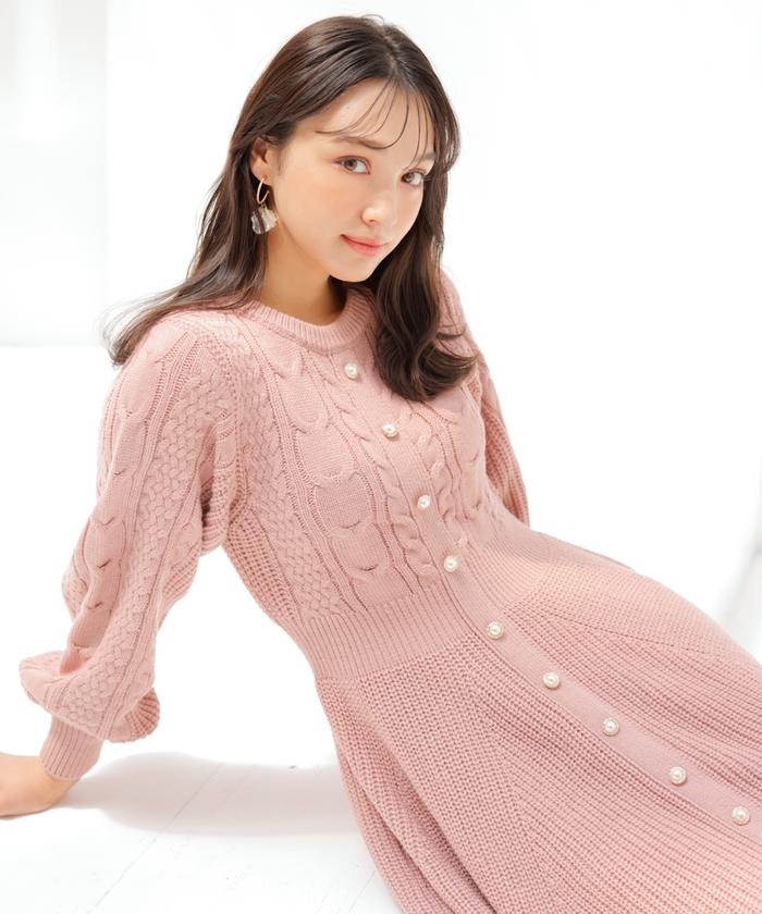 ウィルセレクション　ルームウェア　ロングワンピース　レア セール】単色マーブルフラワーワンピース(505436080) | ウィル