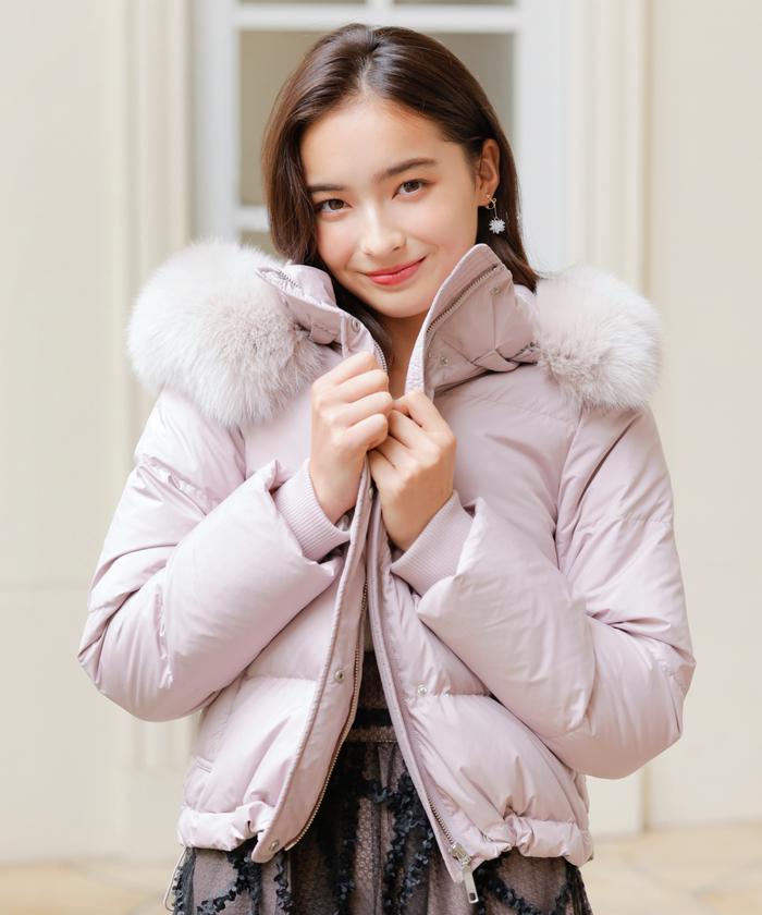 ピンク　チェスターコート ファー付き WILLSELECTION WILLSELECTION (ウィルセレクション)公式 | WILLSELECTION OUTER