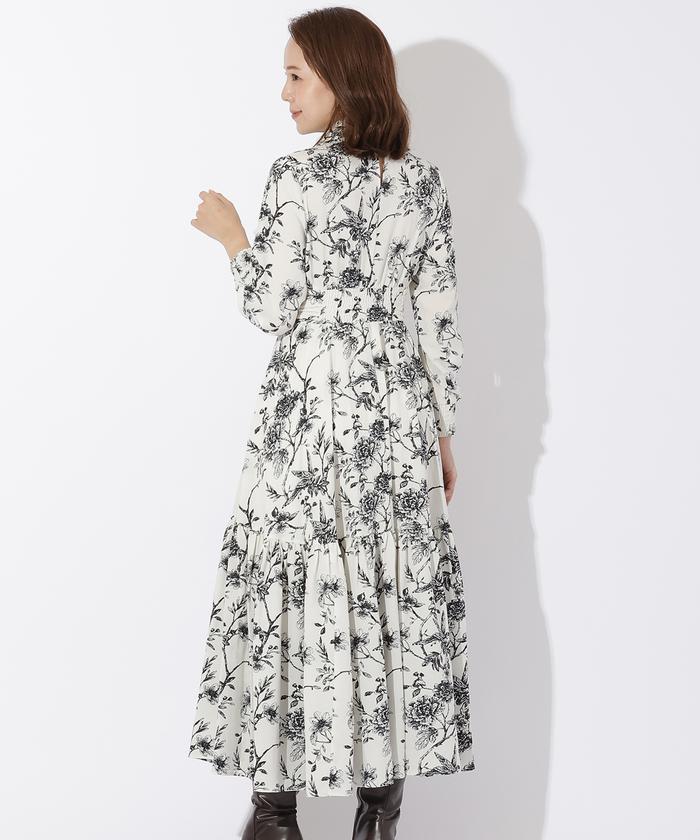 セール】ボタニカル柄ワンピース(505631560) | AND COUTURE(AND