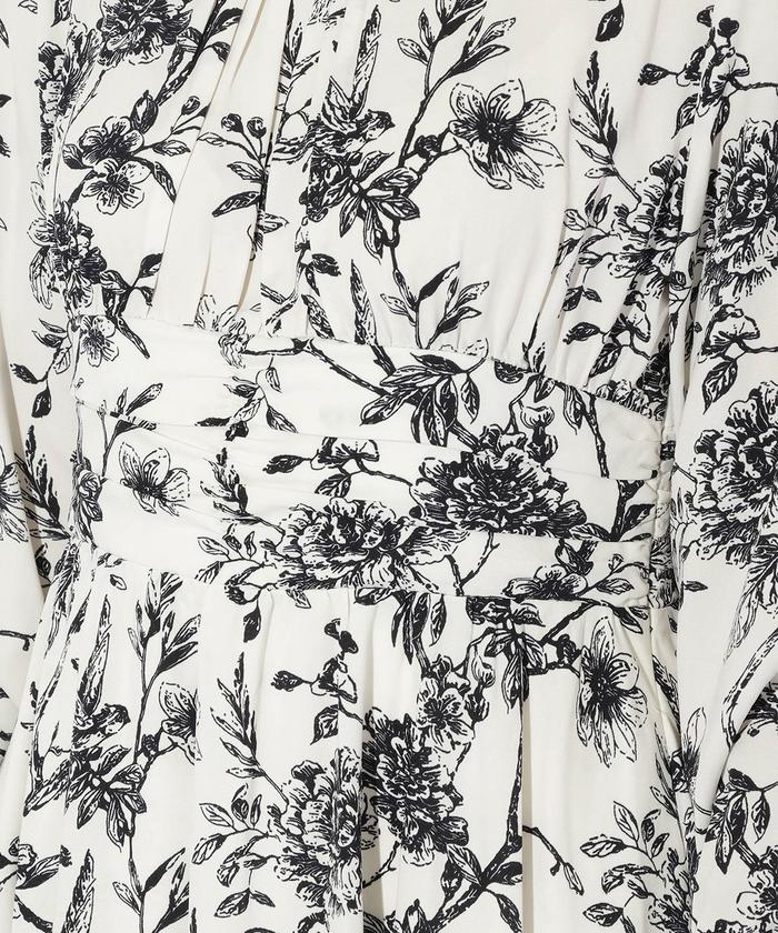 セール】ボタニカル柄ワンピース(505631560) | AND COUTURE(AND セール】ボタニカル柄ワンピース(505631560) | AND COUTURE(AND
