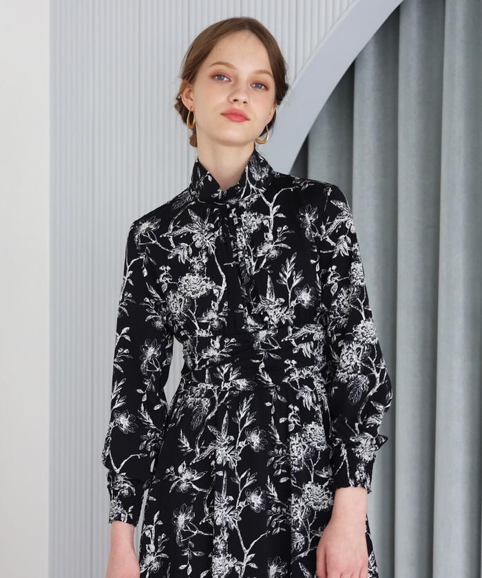 セール】ボタニカル柄ワンピース(505631560) | AND COUTURE(AND セール】ボタニカル柄ワンピース(505631560) | AND COUTURE(AND