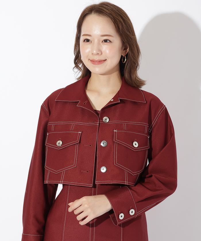 セール 50%OFF】ストレッチジャケット＋ワンピースセットアップ