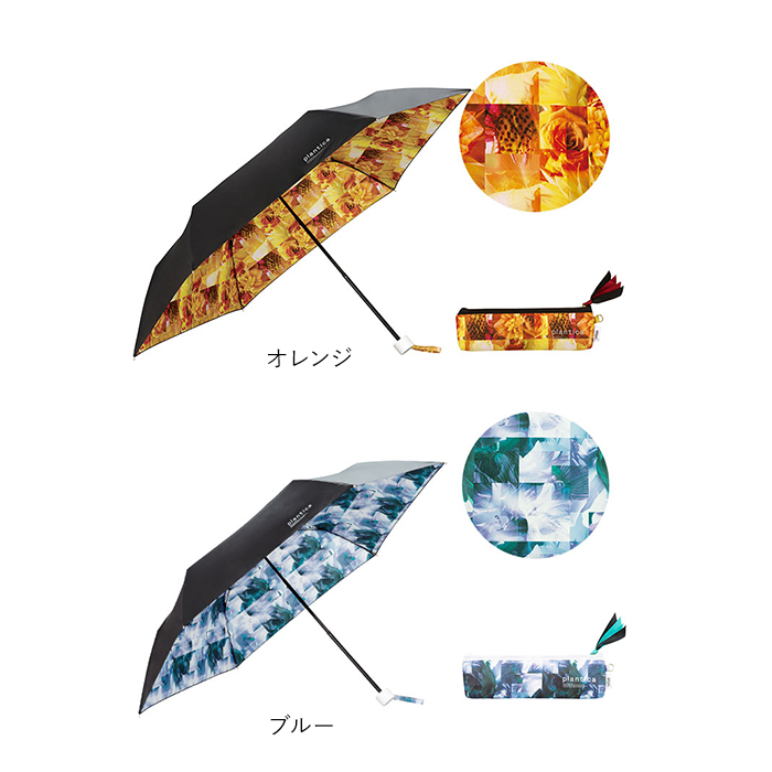 【非売品　入手困難】 45R インディゴ デニム 日傘 雨傘 花柄 フラワー 非売品 入手困難】 45R インディゴ デニム 日傘 雨傘 花柄