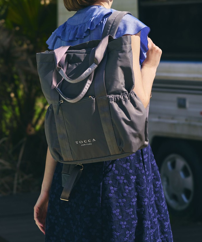 TOCCA CIELO TRAVEL BACKPACK リュック バックパック 新色登場！WEB＆一部店舗限定・撥水】CIELO TRAVEL BACKPACK