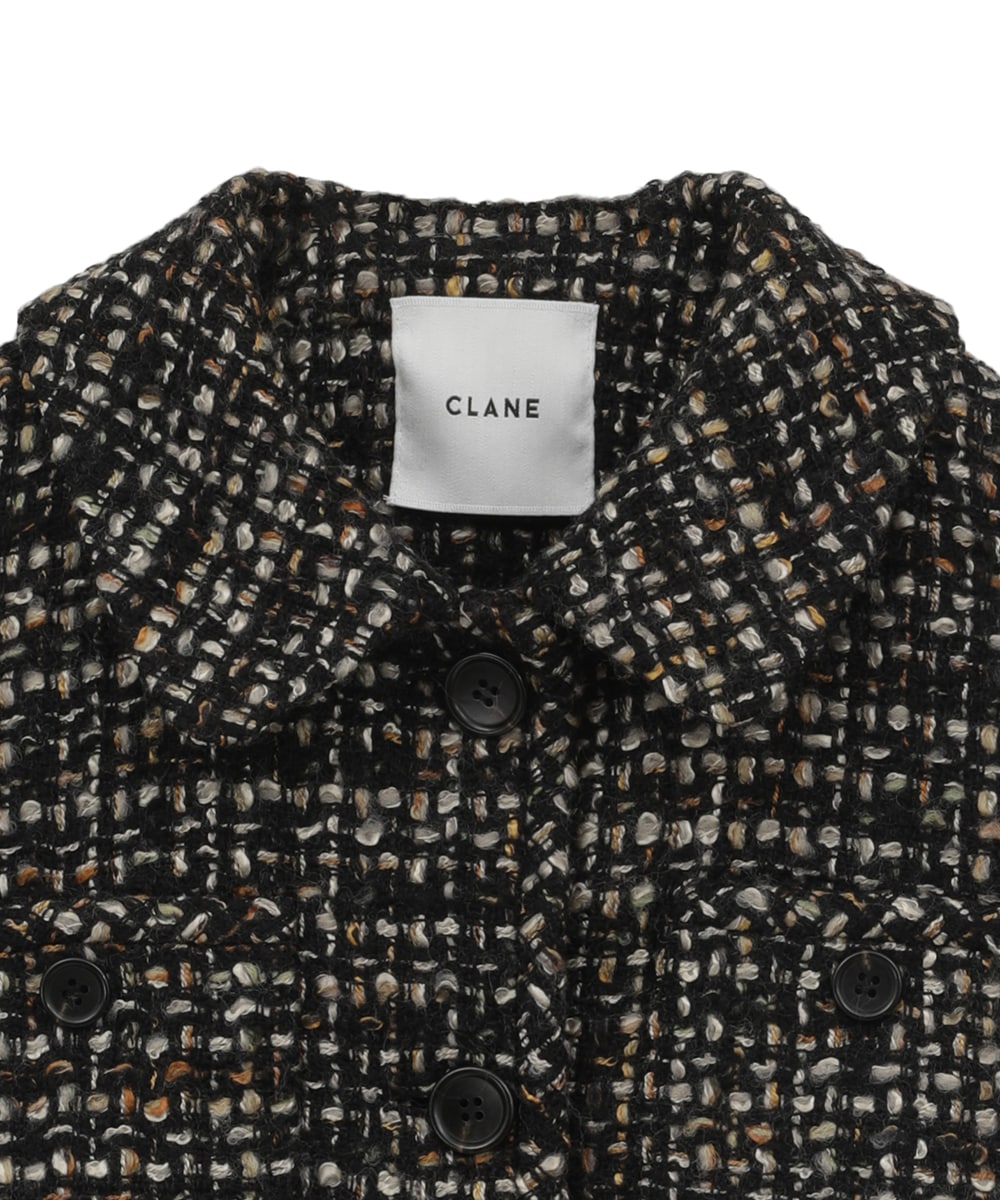 ジャケット・アウター CLANE MIX TWEED PUFF SLEEVE JACKET セール 40%OFF】MIX TWEED PUFF SLEEVE JACKET(505602687