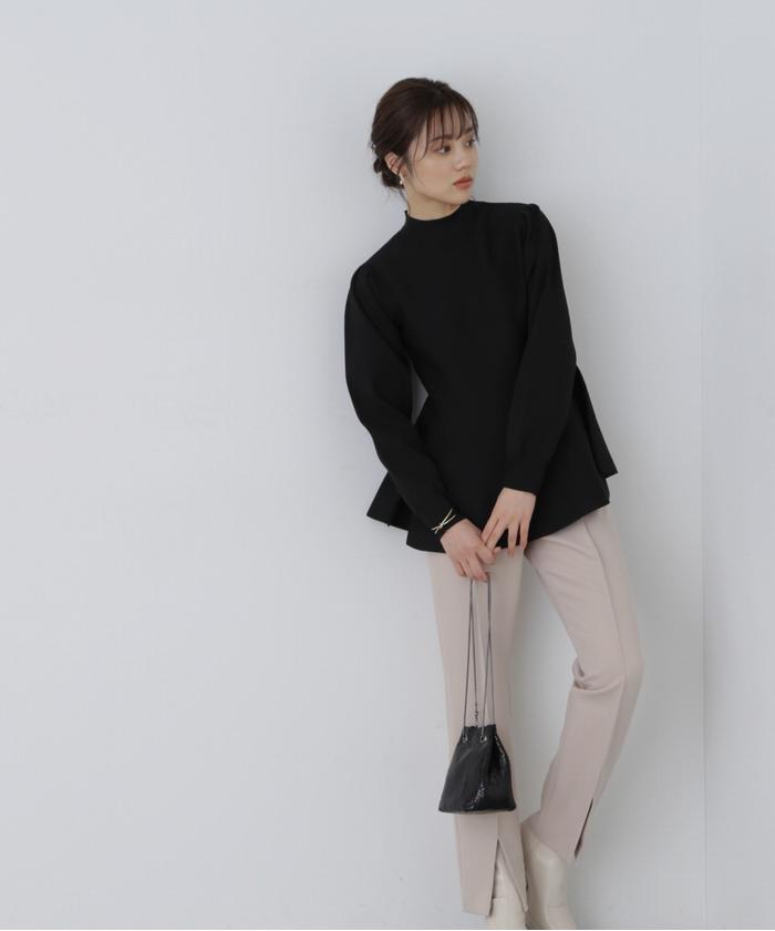 deps フィッシングパンツ M 黒 P-DAYETZ-SHORT-FEM Pleather cargo Bermuda pants｜ブラック