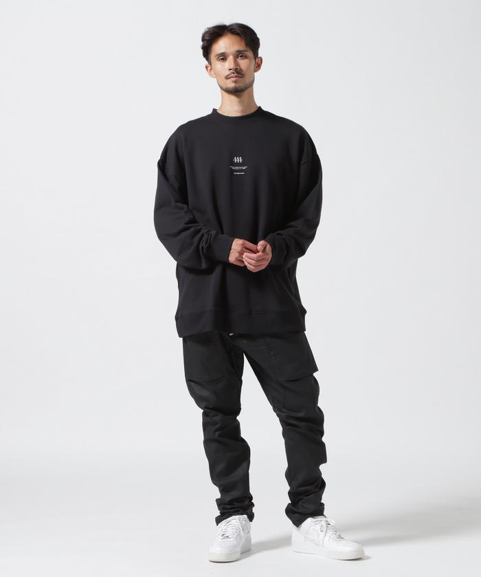 A4A/エーフォーエー/PAINT SWEAT CREWNECK/ペイントスウェット