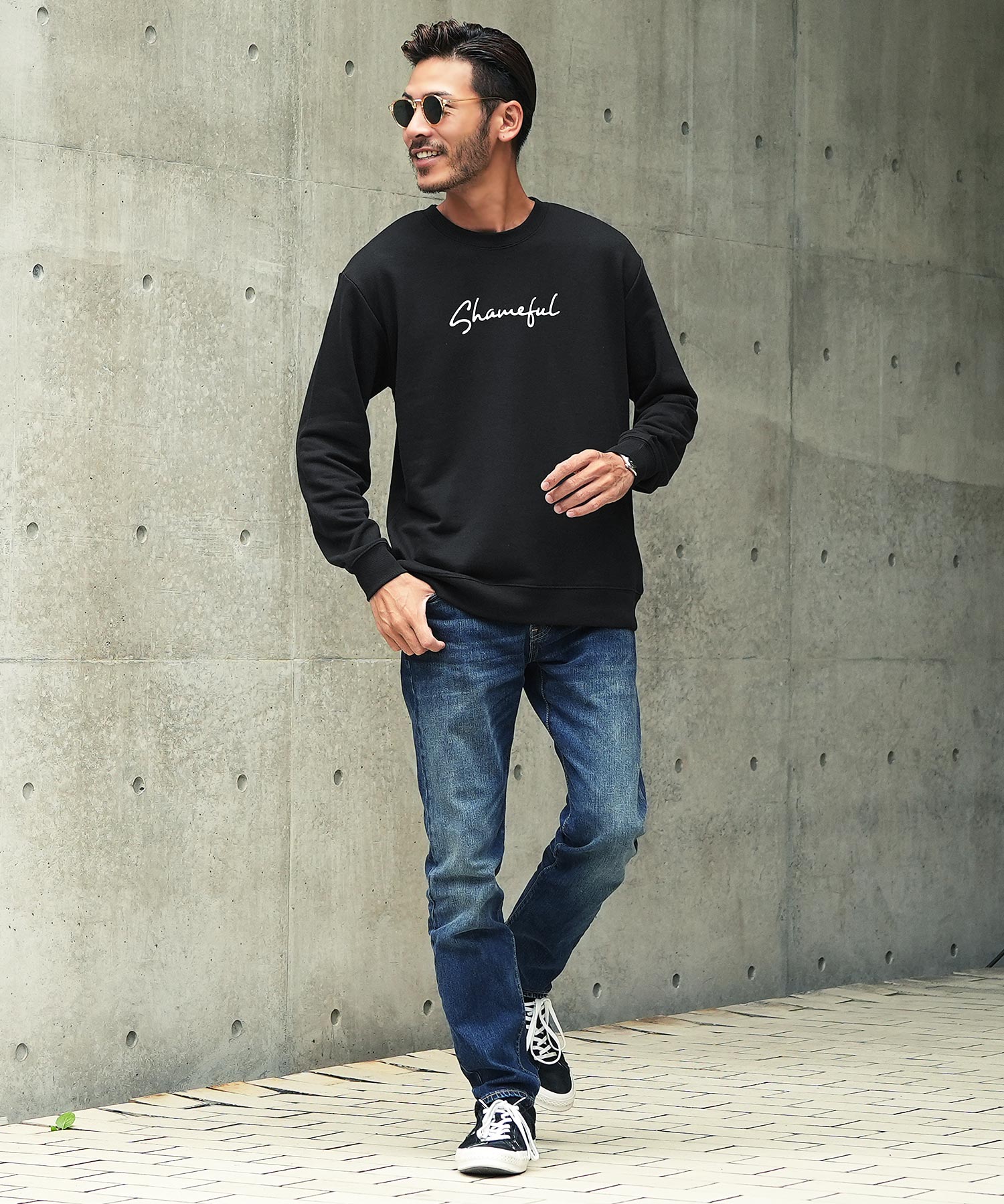 ジギーズショップ JIGGYS SHOP 裏毛プリントトレーナー ジギーズショップ JIGGYS SHOP 裏毛プリントトレーナー