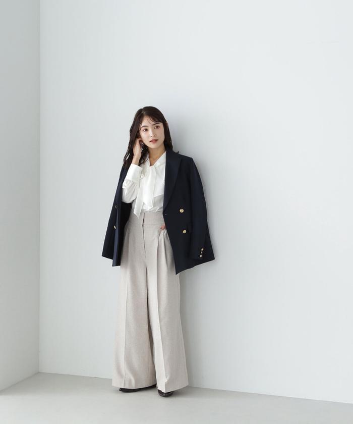 ダブルブレストボクシージャケット23AW(505458137) | ナチュラル