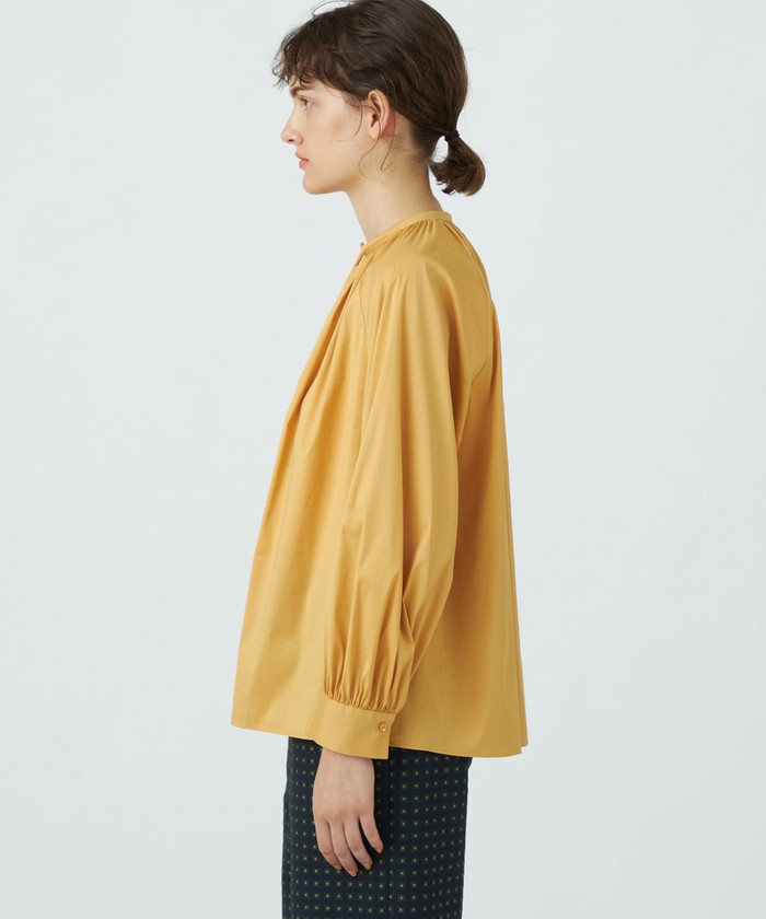 セール 40%OFF】スレッチブロード ギャザーブラウス(505634857