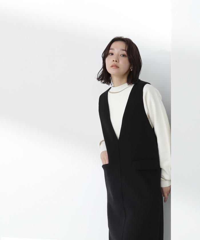 セール 10%OFF】ラメラインコンパクトニット(505634969