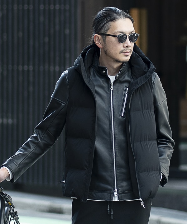セール10%OFF】シングルライダースレザージャケット(505635489 セール10%OFF】シングルライダースレザージャケット(505635489