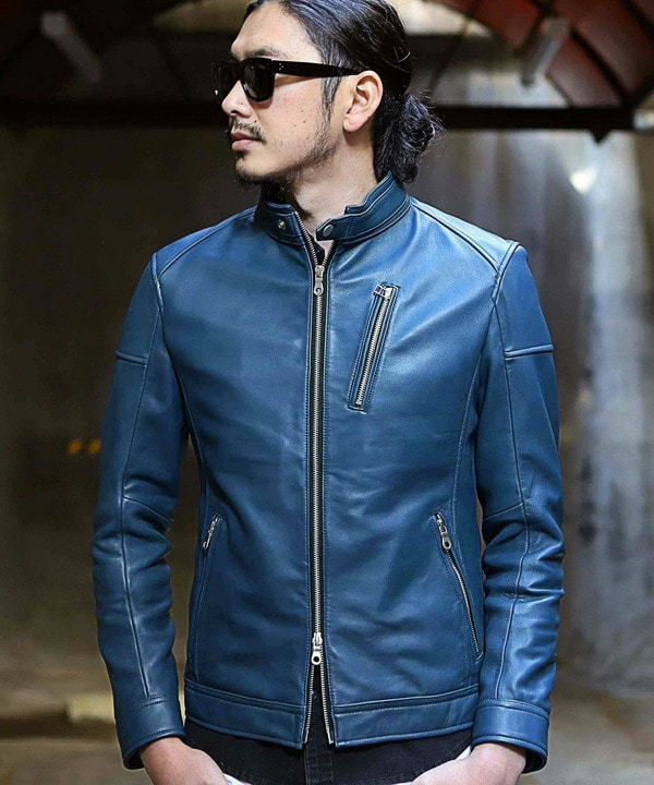 セール10%OFF】シングルライダースレザージャケット(505635489 セール10%OFF】シングルライダースレザージャケット(505635489