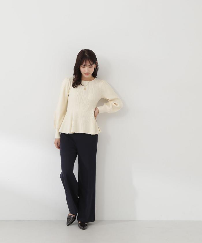 セール 10%OFF】ハイウエストマリンパンツ(505565038) | ナチュラルビューティーベーシック(NATURAL BEAUTY BASIC)  - d fashion