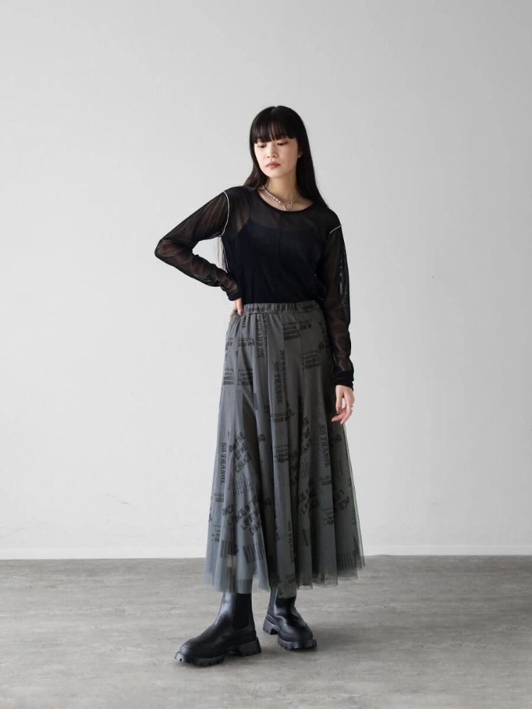 RADIATE ラディエイト メッシュカットソー新品 セール】ラディエイト RADIATE メッシュメロウカットソー
