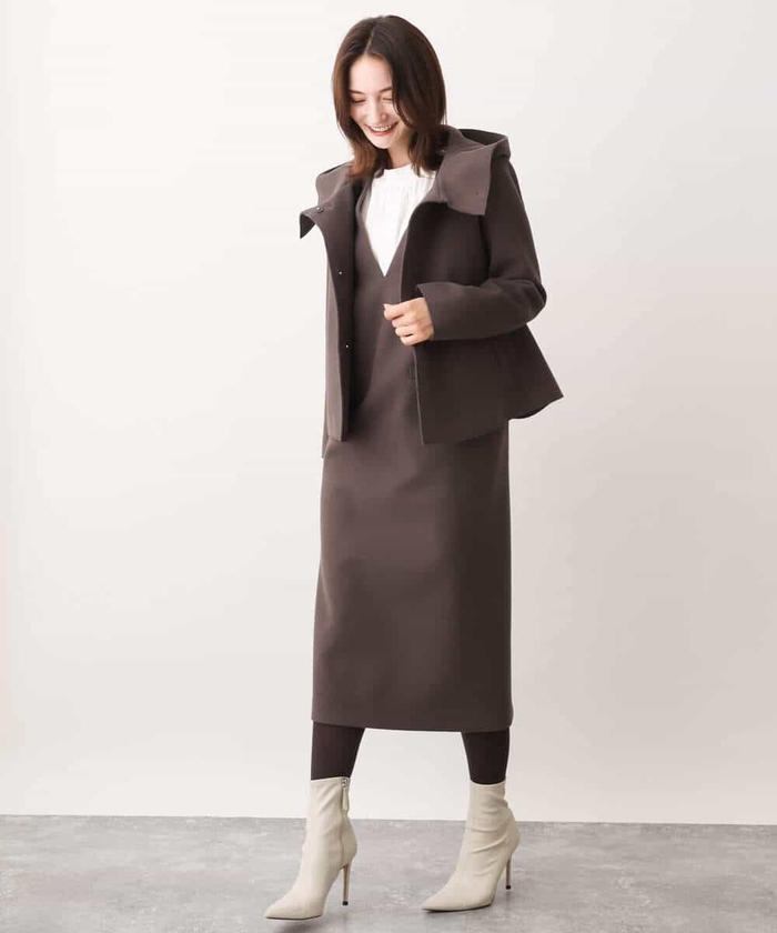 セール10%OFF】ハイネックパフスリーブカットソー/洗える(505637165