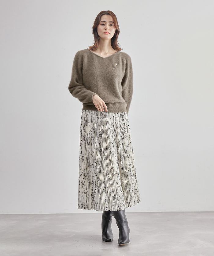 セール 20%OFF】フォックスウール Vネックプルオーバーニット