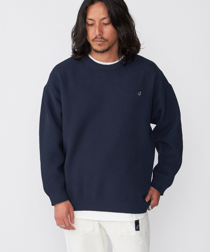 セール 30%OFF】*SHIPS:〈ニット+ロンT〉ワンポイントロゴ