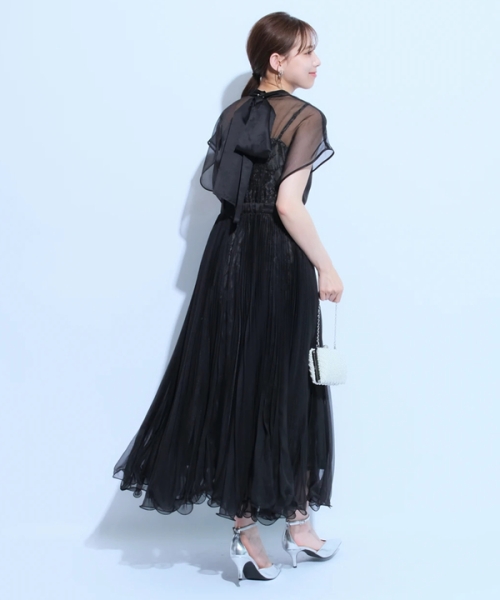 すー様　　ドレス2点 DRESS STAR ドレス シフォンマキシ丈ロングドレスパーティー