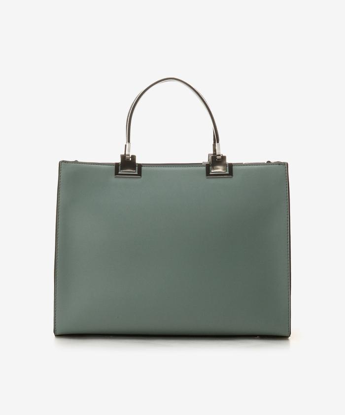クーポン】【セール 70%OFF】クロコ調シンプルBOXトートバッグ