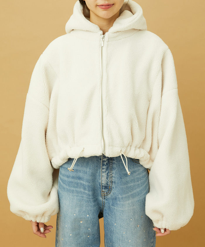 セール 10%OFF】フーデッドショートボアブルゾン(505640255) | ビス