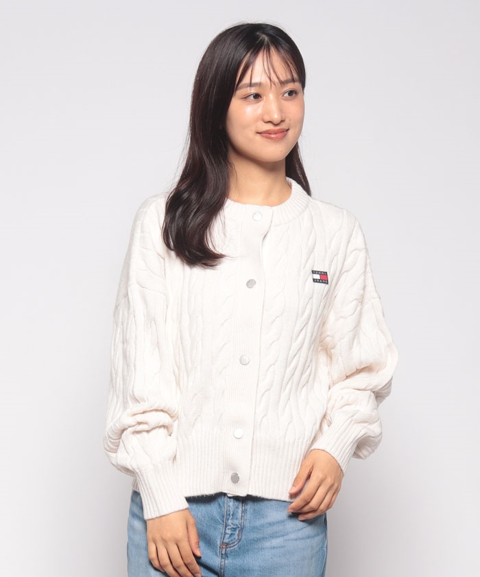 セール】トミージーンズ TOMMY JEANS バッジケーブル セール】トミージーンズ TOMMY JEANS バッジケーブル