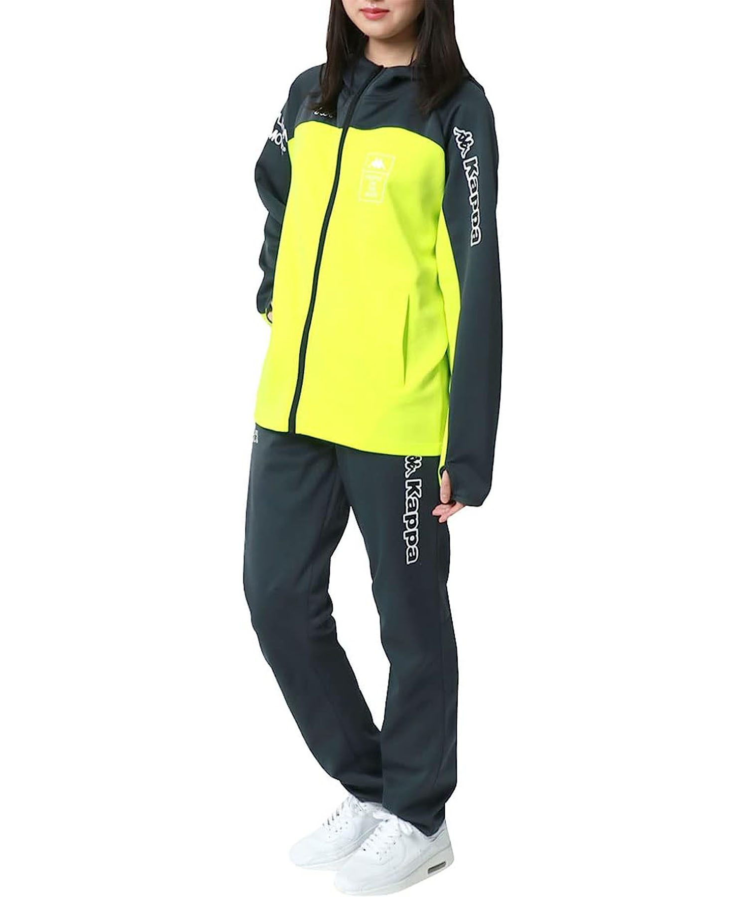 素敵な AERO カッパ THERMO L グレー 裏起毛ジャージ上下セット 10000 カッパ