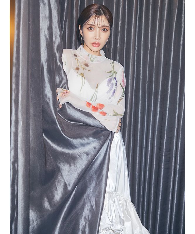 eimy istoire Hazel flower シアートップス エイミーイストワール eimy istoire Hazel flower シアー