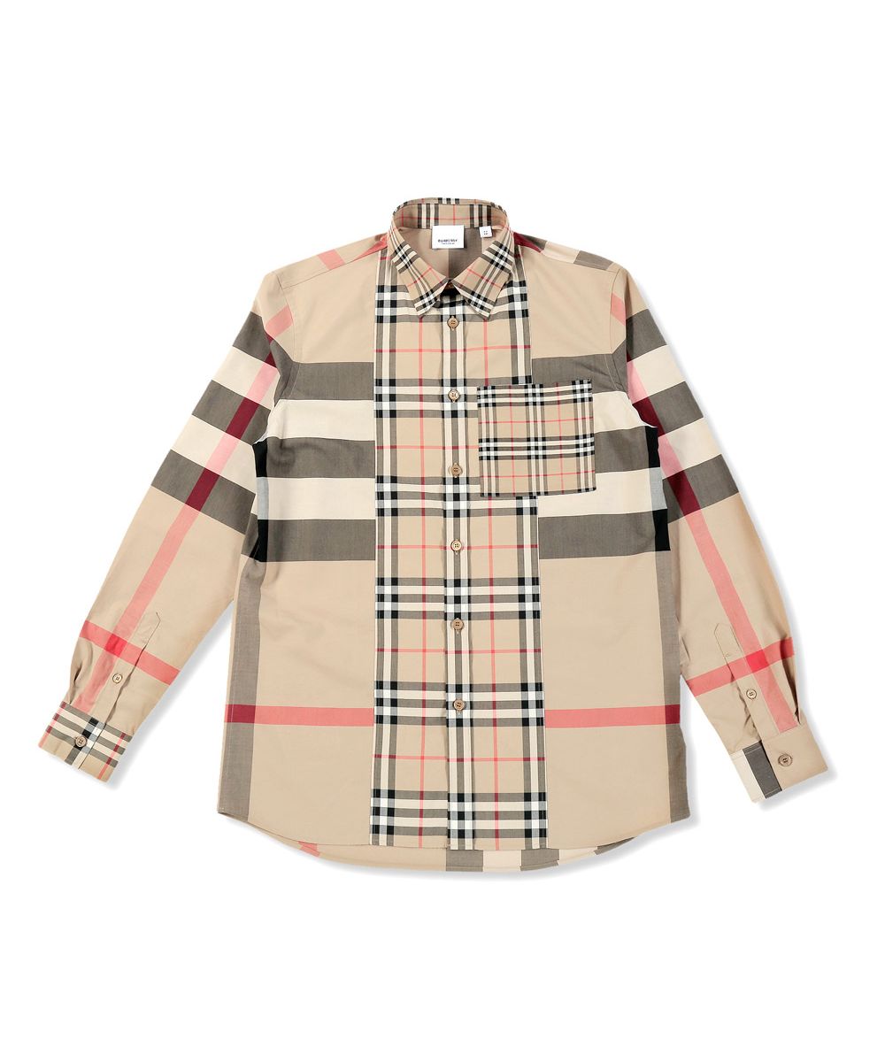 #Burberry#七部袖カットソー#BURBERRY チェックパンツ#SET得 バーバリー BURBERRY BURBERRY ワイドパンツ LOUANE 8040597