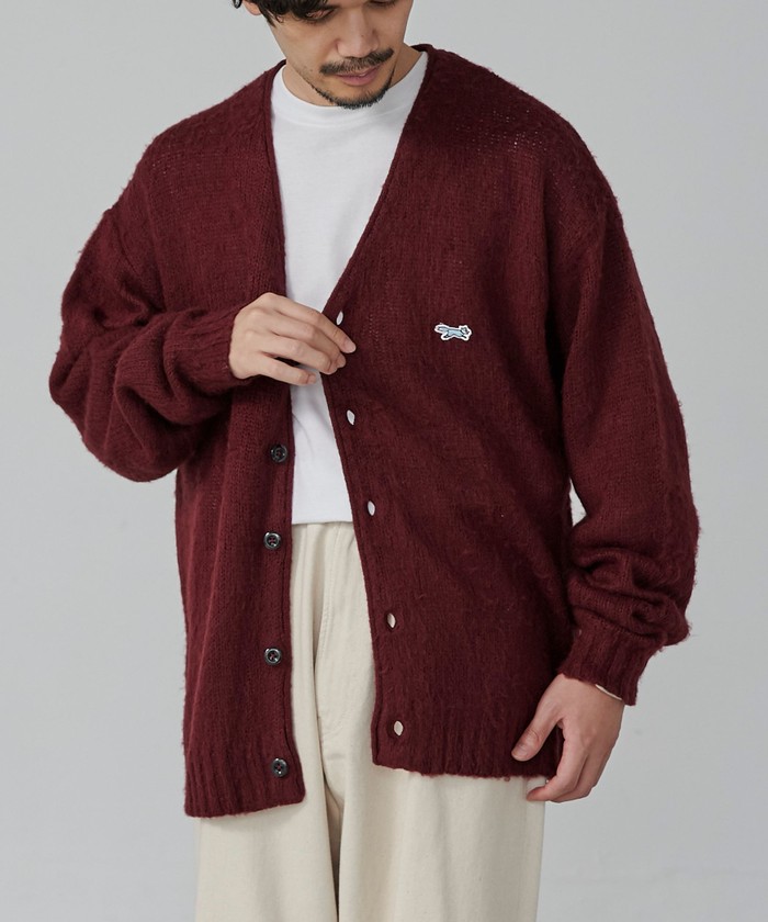 PENDLETON】別注シャギーニットカーディガン バックプリント