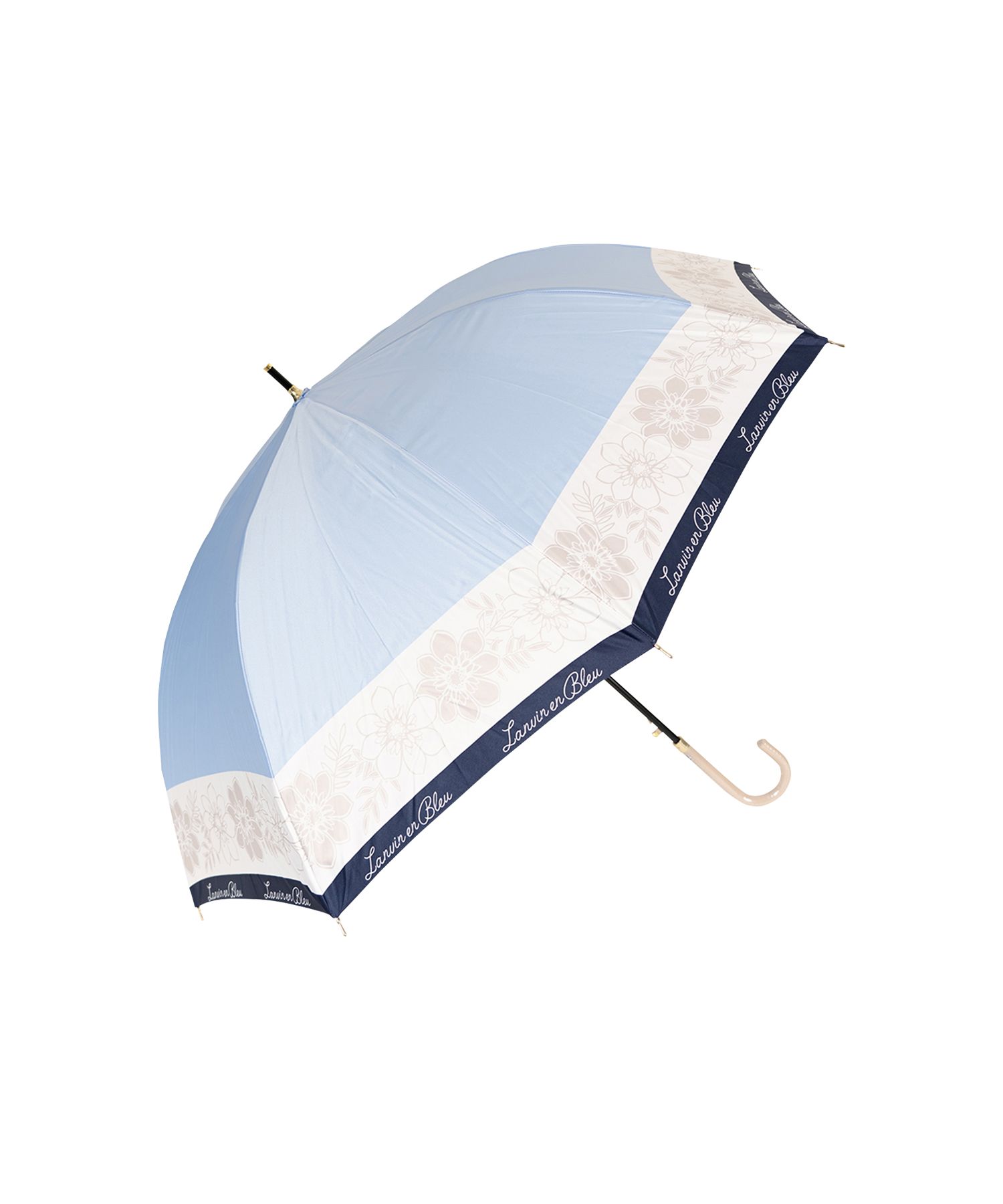 LANVIN PARIS ランバン フランス 長傘 雨傘 手開き ブランド ランバンオンブルー LANVIN en Bleu 傘 長傘 雨傘 ジャンプ傘