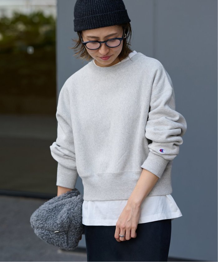 FRAMeWORK】Champion 別注 クルーネックプルオーバー