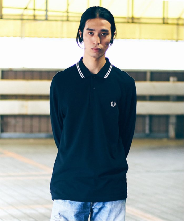 FRED PERRY / フレッドペリー】M3636 TWIN TIPPED SHIRT L/S(505444806