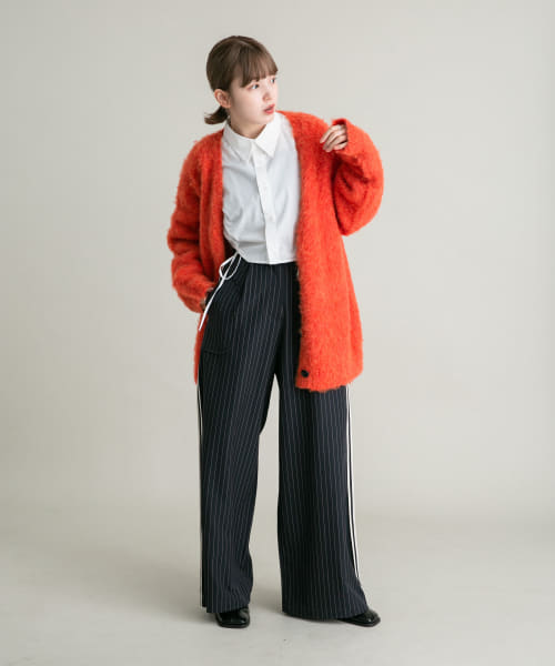 セール 20%OFF】ピンストライプワイドパンツ(505504769 セール 20%OFF】ピンストライプワイドパンツ(505504769