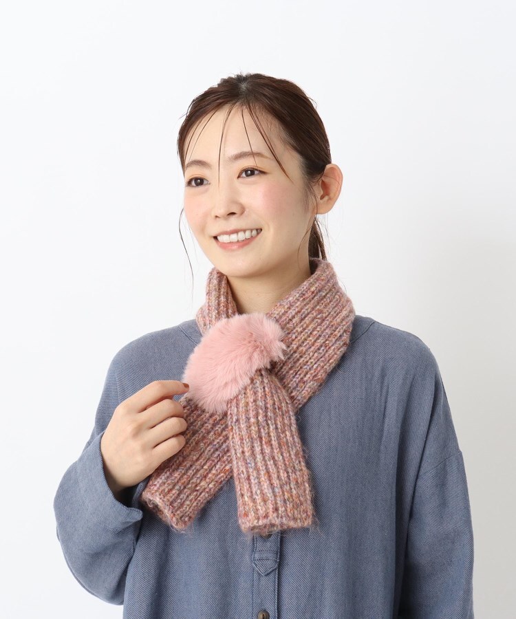 あったか】ミックスリブ編み 差し込みマフラー(505652481) | ワンズ