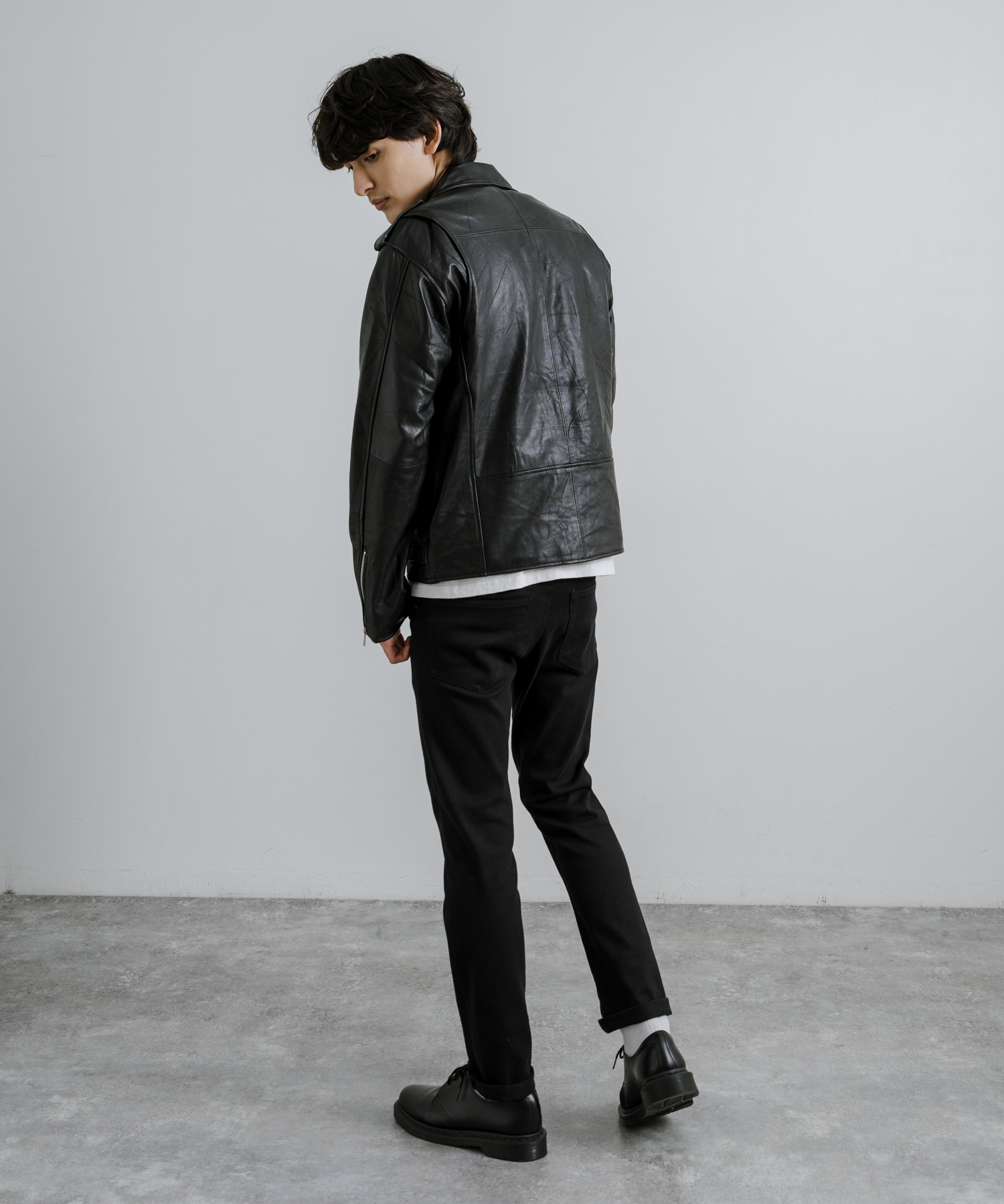 ロッキーモンロー Rocky Monroe レザージャケット ダブル