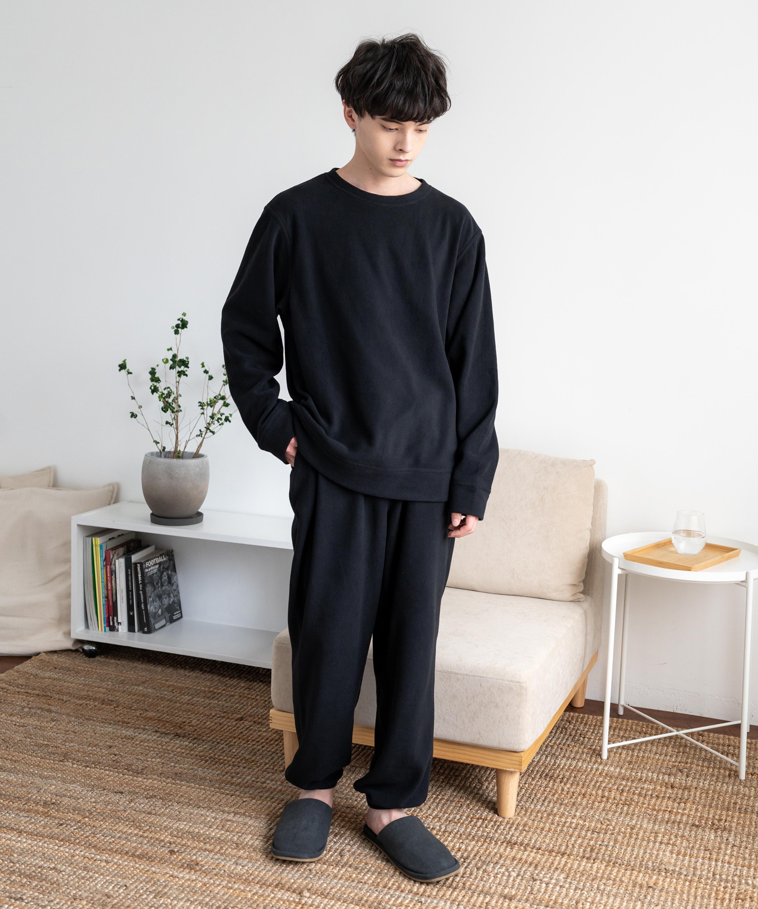 ★ROIDESROIS★ Signature Overfit Sweat セットアップ ☆ROIDESROIS☆ Signature Overfit Sweat セットアップ (black