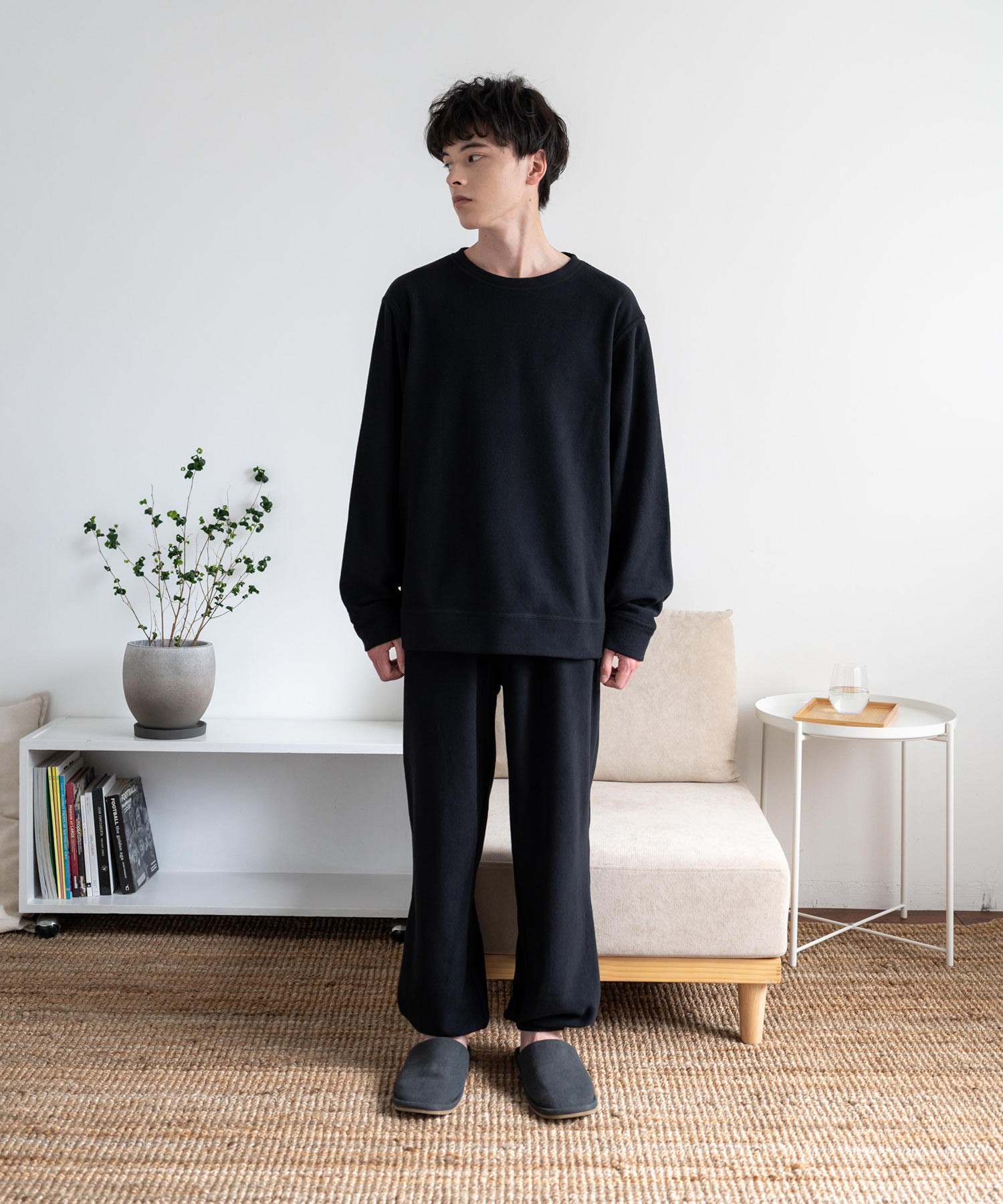 ★ROIDESROIS★ Signature Overfit Sweat セットアップ ☆ROIDESROIS☆ Signature Overfit Sweat セットアップ (black