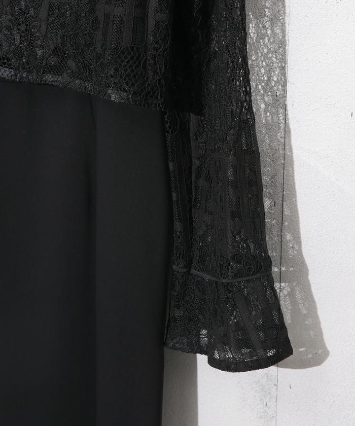 Kaene ラッセルレースコクーンドレス NANO universe セール 60%OFF】Kaene/ラッセルレースコクーンドレス(505342938