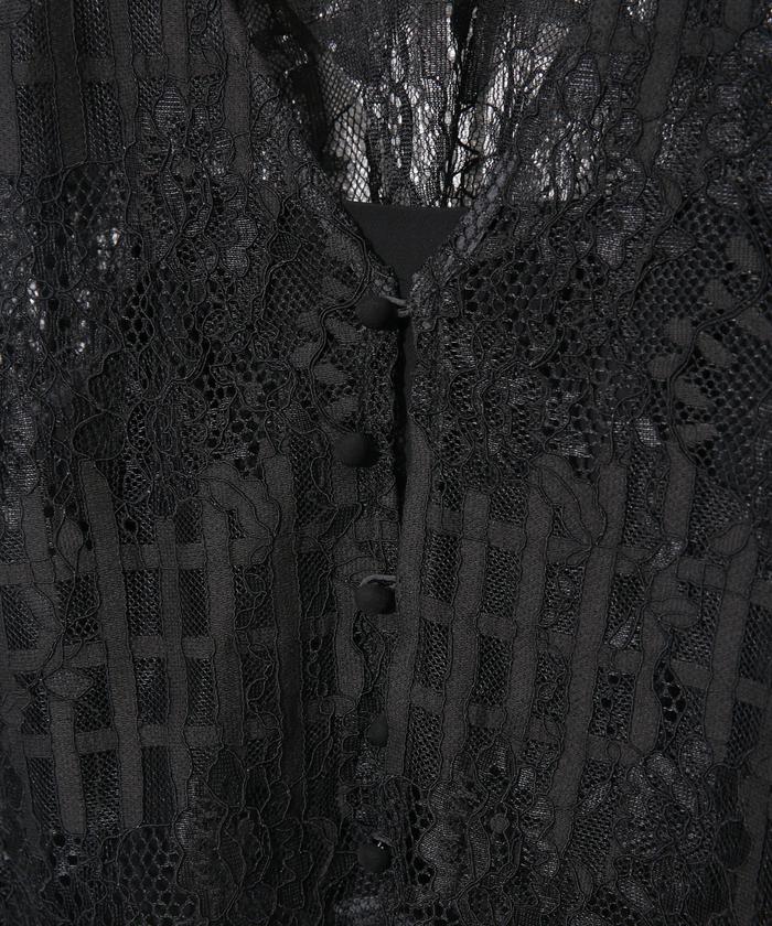 セール 60%OFF】Kaene/ラッセルレースコクーンドレス(505342938